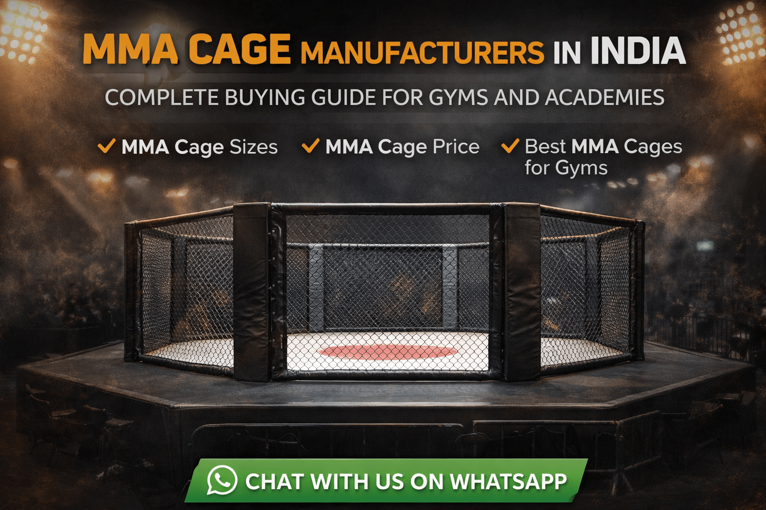 MMA Cage Manufacturers In India | Complete Guide For Gyms And Training ...